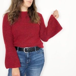 Heartloom Bell Sleeve Sweater